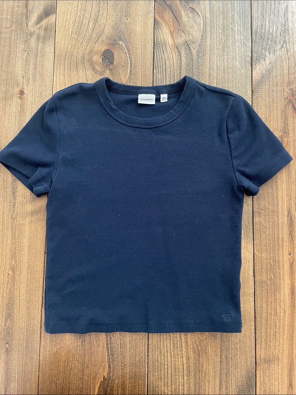 Sunday Best Navy Short-Sleeve Tee